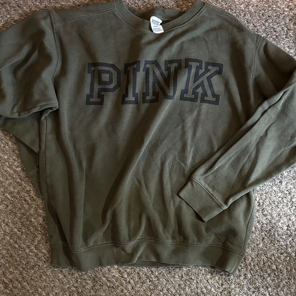 Victoria's Secret Olive Green Long Sleeve Tee